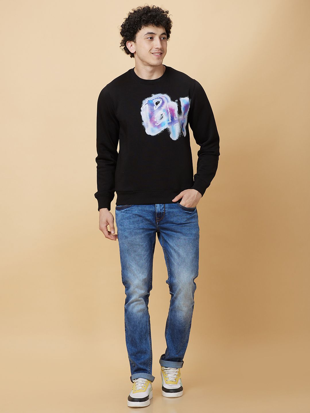 Being Human Men Printed Sweatshirt