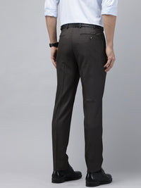 Park Avenue Men Checked Super Slim Fit Formal Trousers