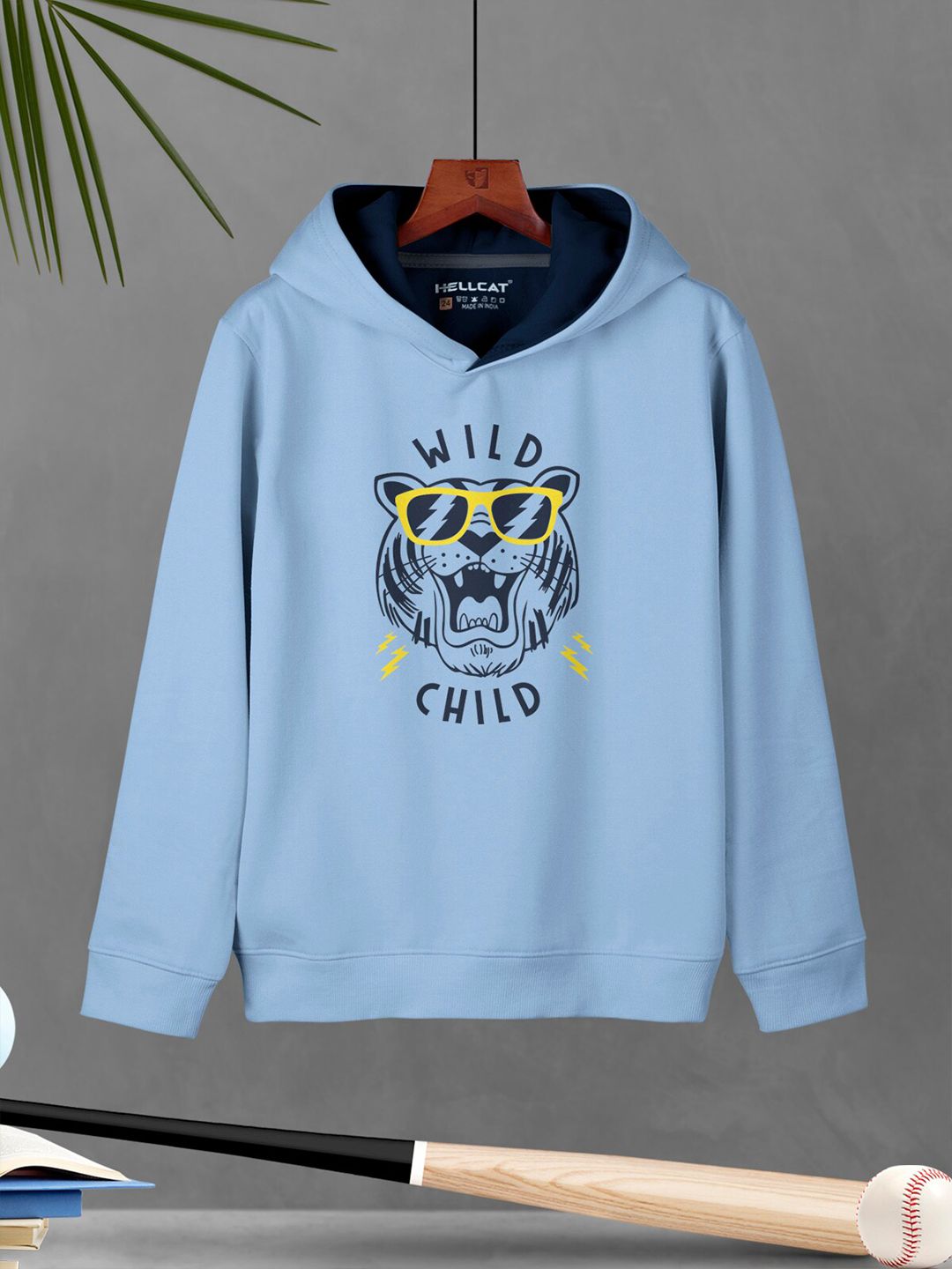 HELLCAT Boys Pack Of 2 Printed Hooded Sweatshirt