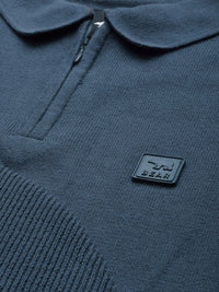 THE BEAR HOUSE Ardor Edition Men Cotton Brand Logo Printed Polo Collar Slim Fit T-shirt