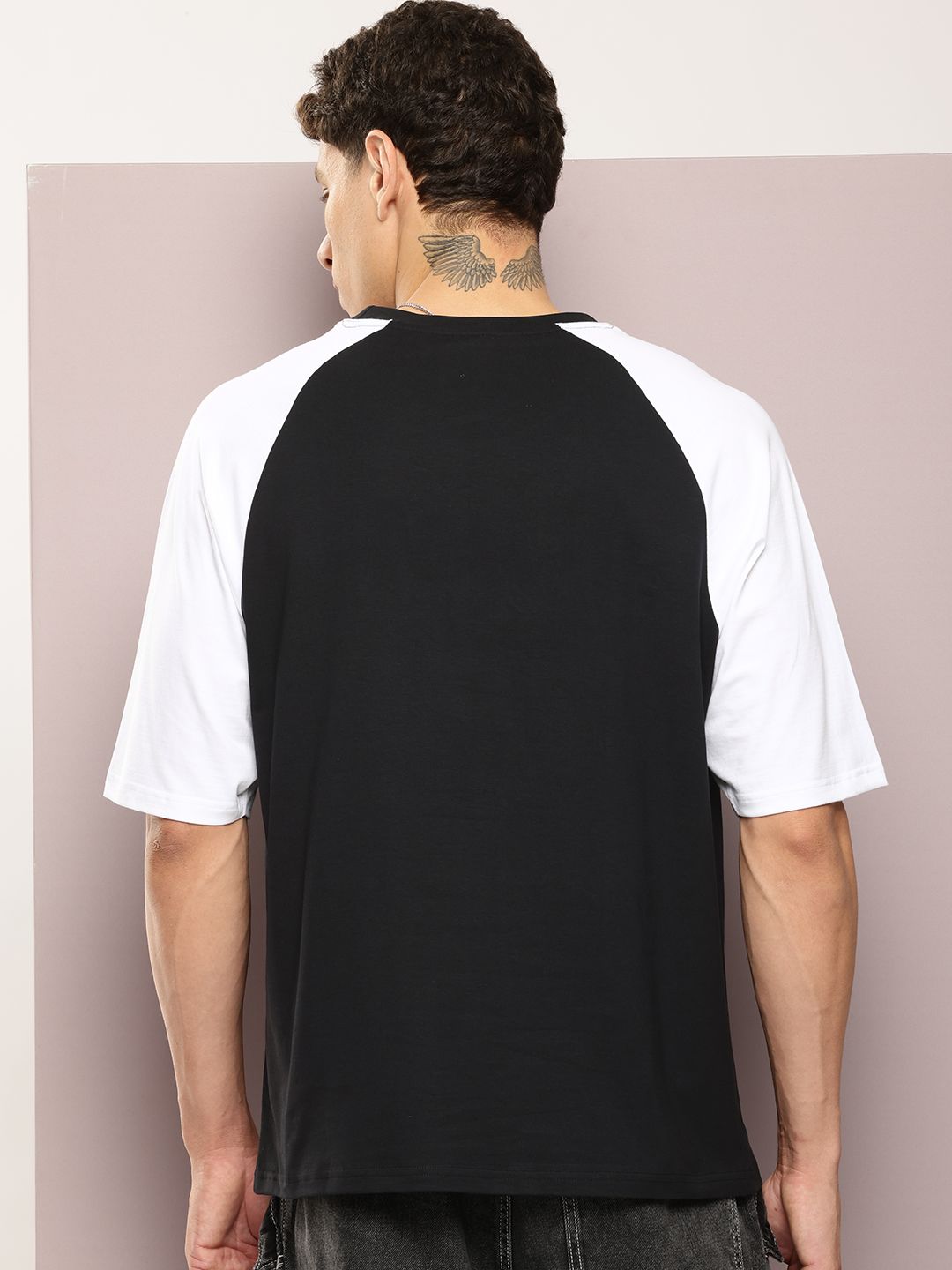 DILLINGER Men Typography Printed Embossed Oversized T-shirt