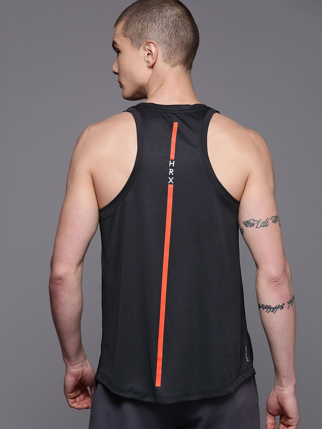HRX by Hrithik Printed Rapid-Dry Training T-shirt