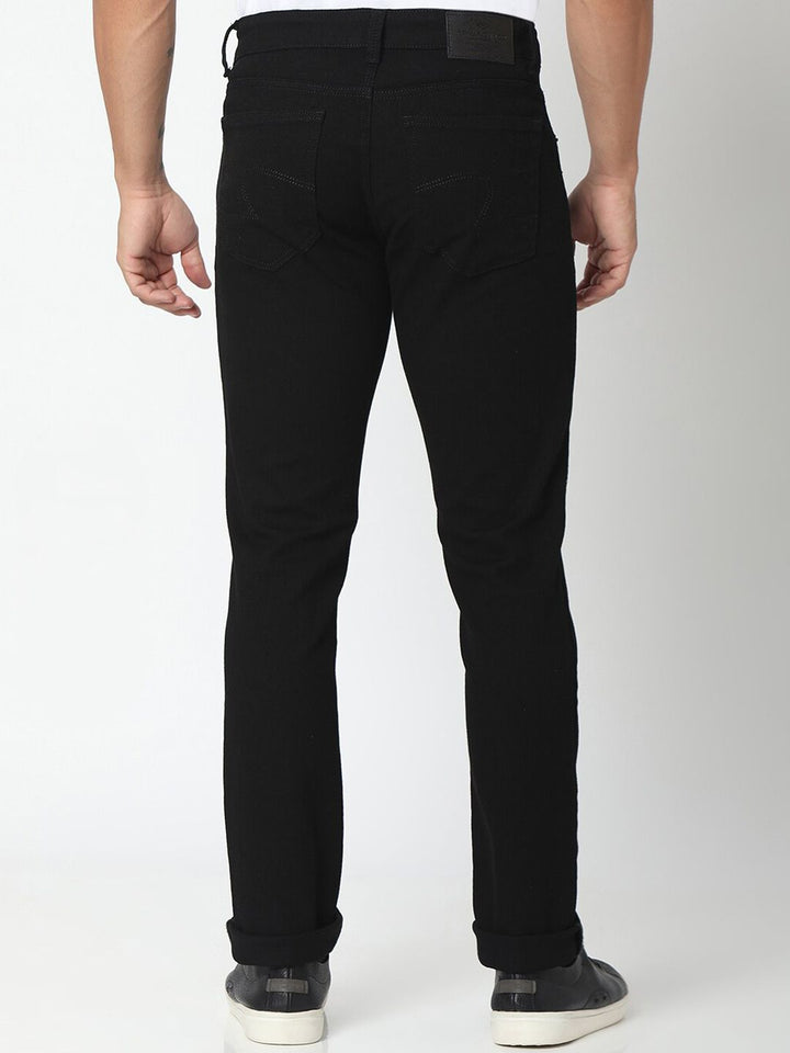 SPYKAR Men Black Cotton Jeans