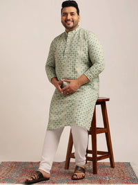SOJANYA PLUS Men Ethnic Motifs Printed Indie Prints Kurta