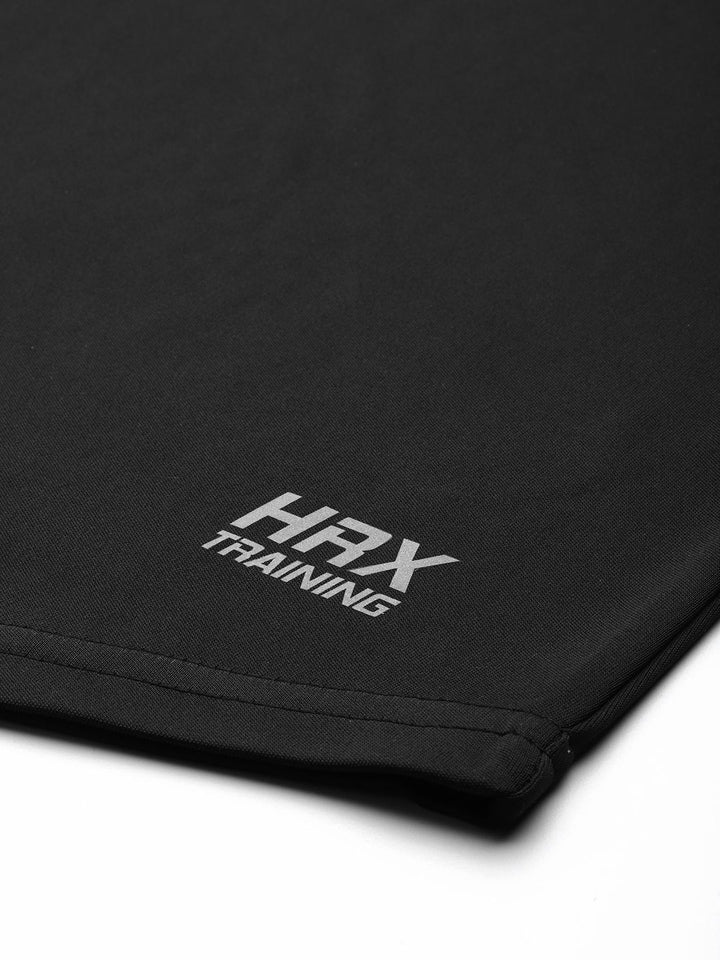 HRX by Hrithik Roshan Training Women JET BLACK Rapid-Dry Typography Tshirts