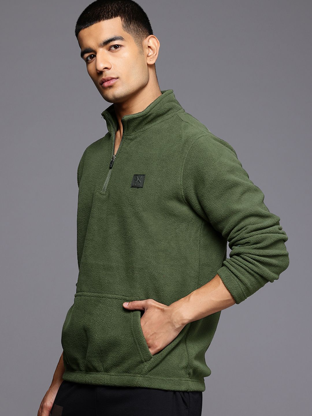 HRX by Hrithik Roshan Fleece Lifestyle Sweatshirt