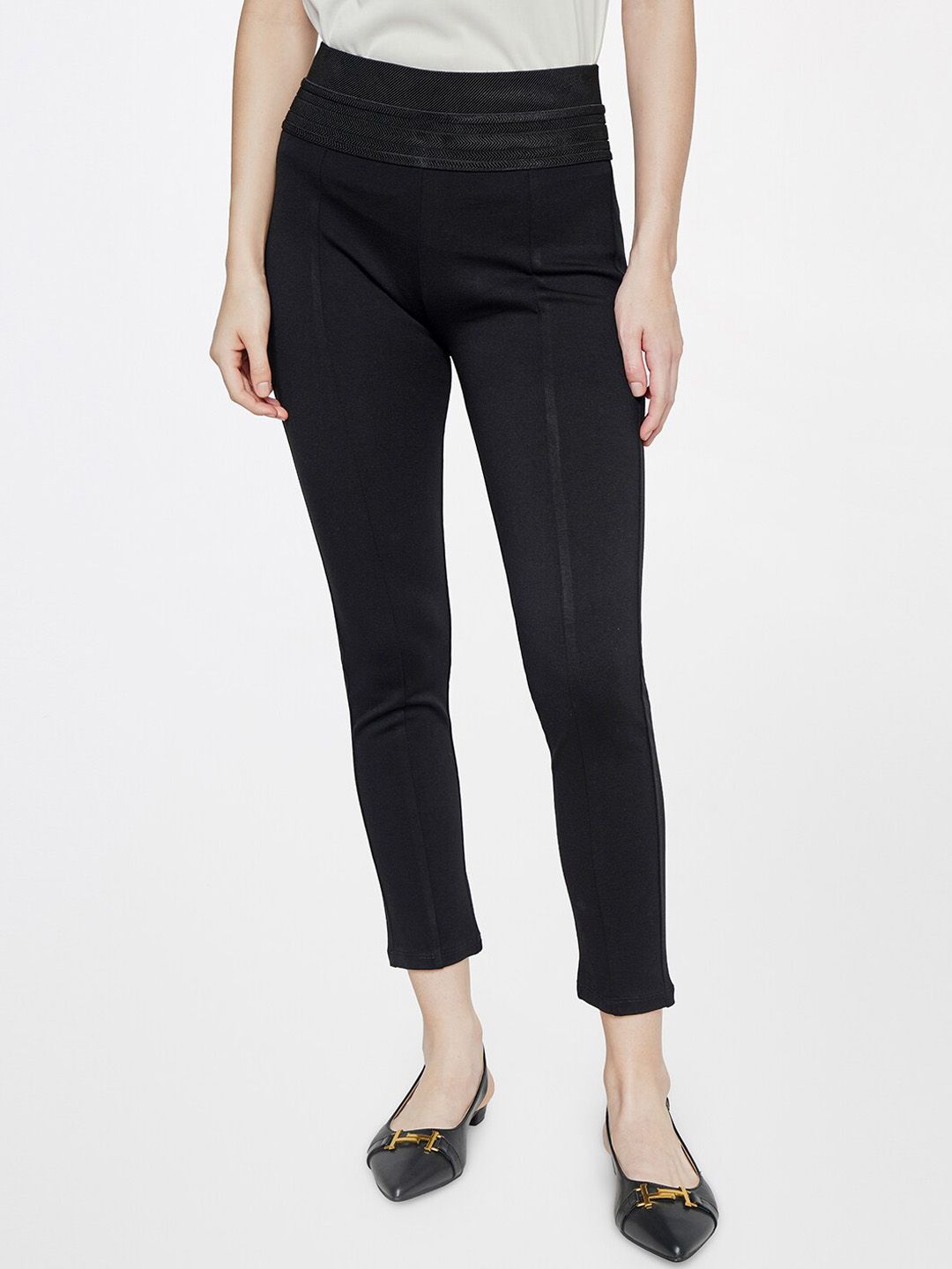 AND Women Tapered Fit Trousers