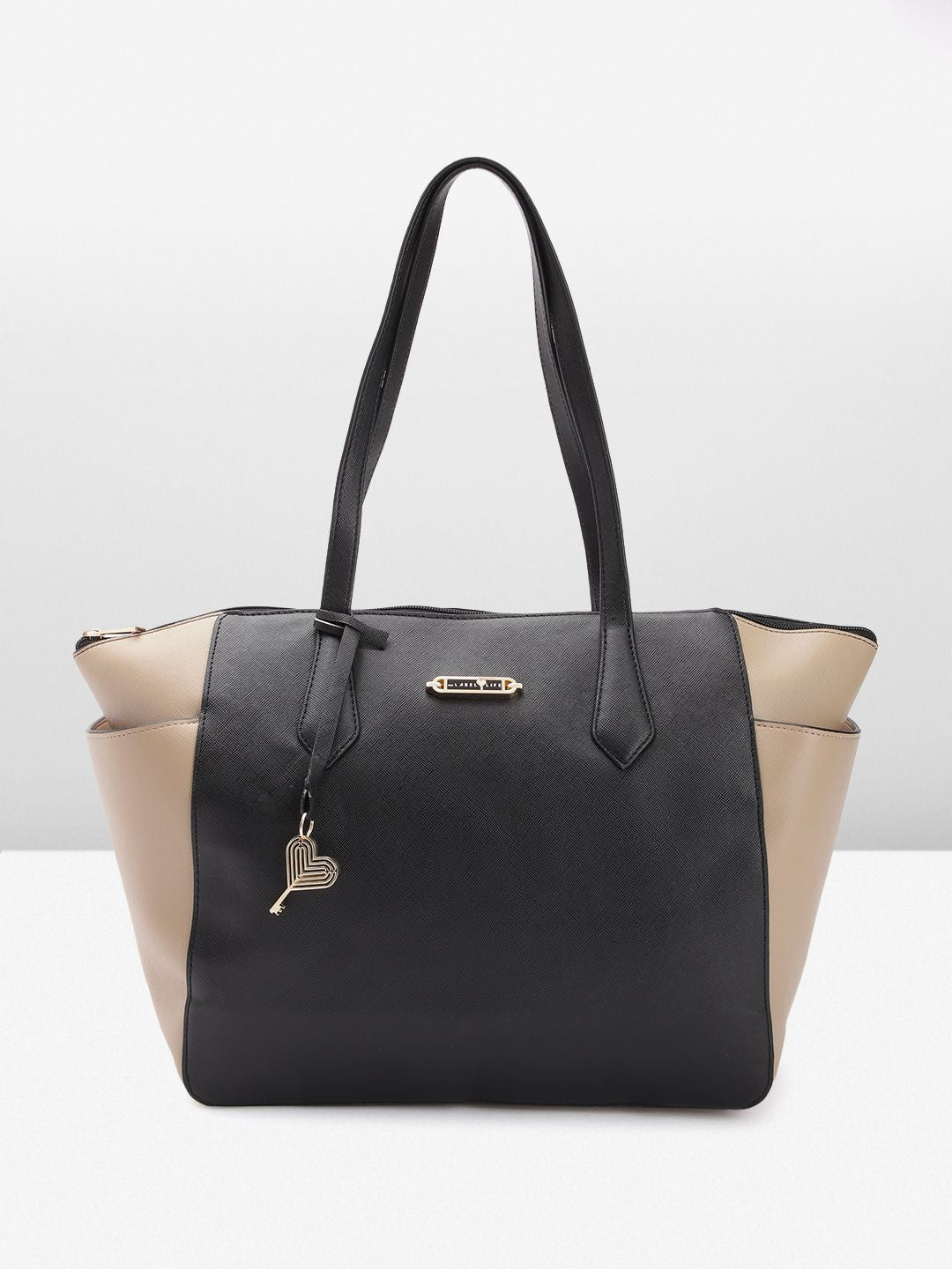 The Label Life Colourblocked Structured Shoulder Bag