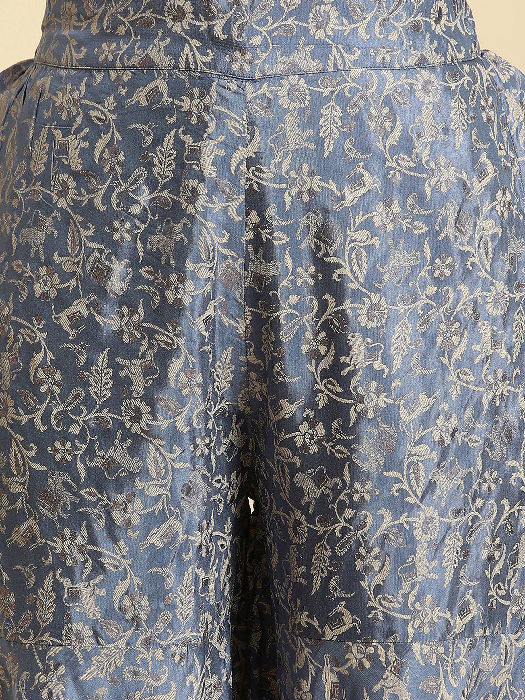 W Women Floral Printed Flared Ethnic Palazzos