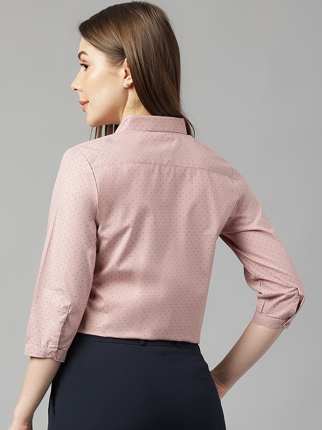 Hancock Micro Ditsy Printed Cotton Formal Shirt
