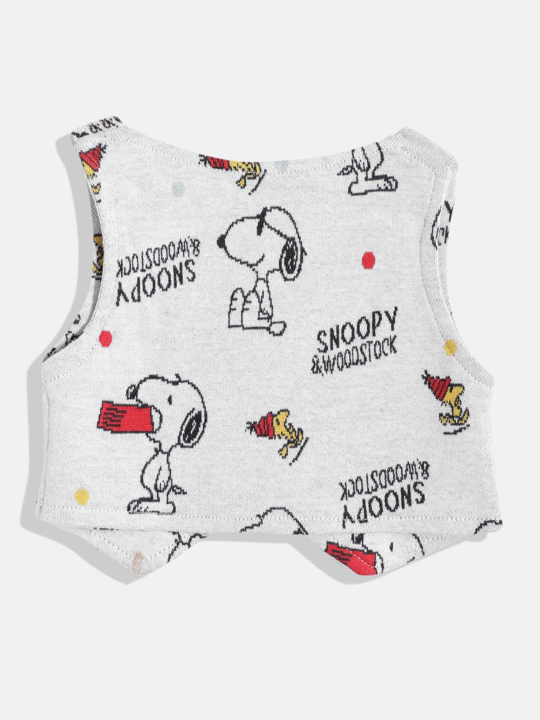 Moms Love Infant Boys Pure Cotton Snoopy Printed Clothing Set