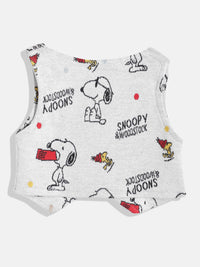 Moms Love Infant Boys Pure Cotton Snoopy Printed Clothing Set