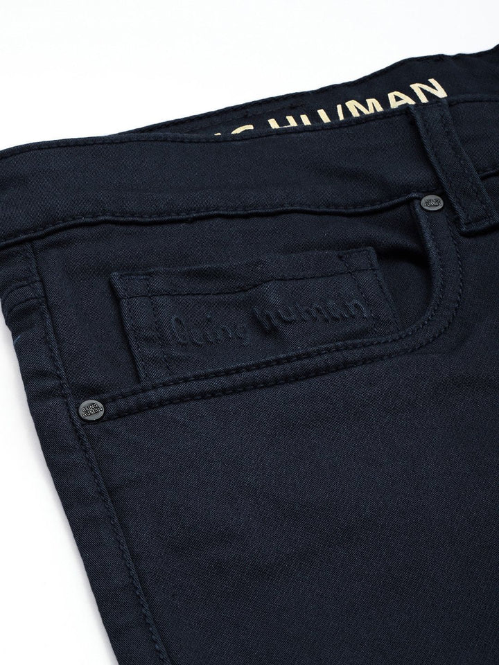 Being Human Men Skinny Fit Mid-Rise Stretchable Cropped Jeans