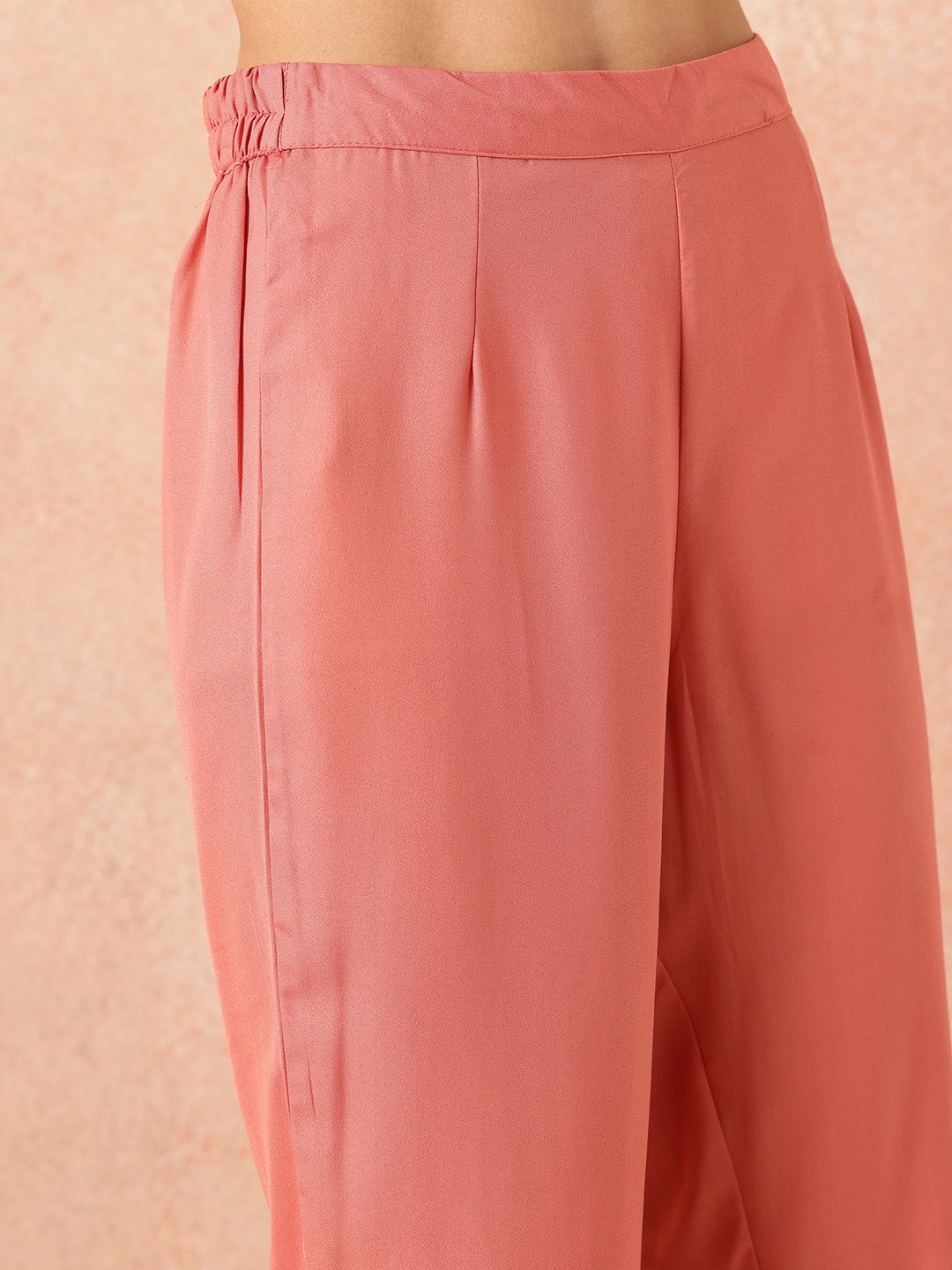 all about you Solid Shirt Collar Co-Ords