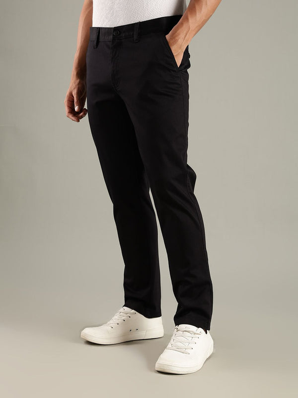 Thomas Scott Men Smart Straight Fit Easy Wash Chinos Trousers