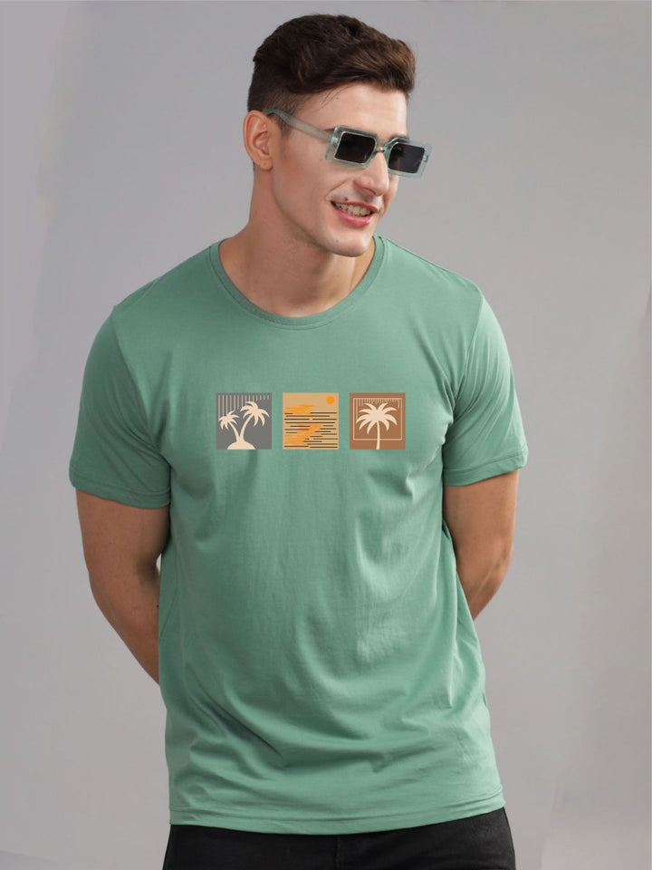 ADRO Men Printed T-shirt