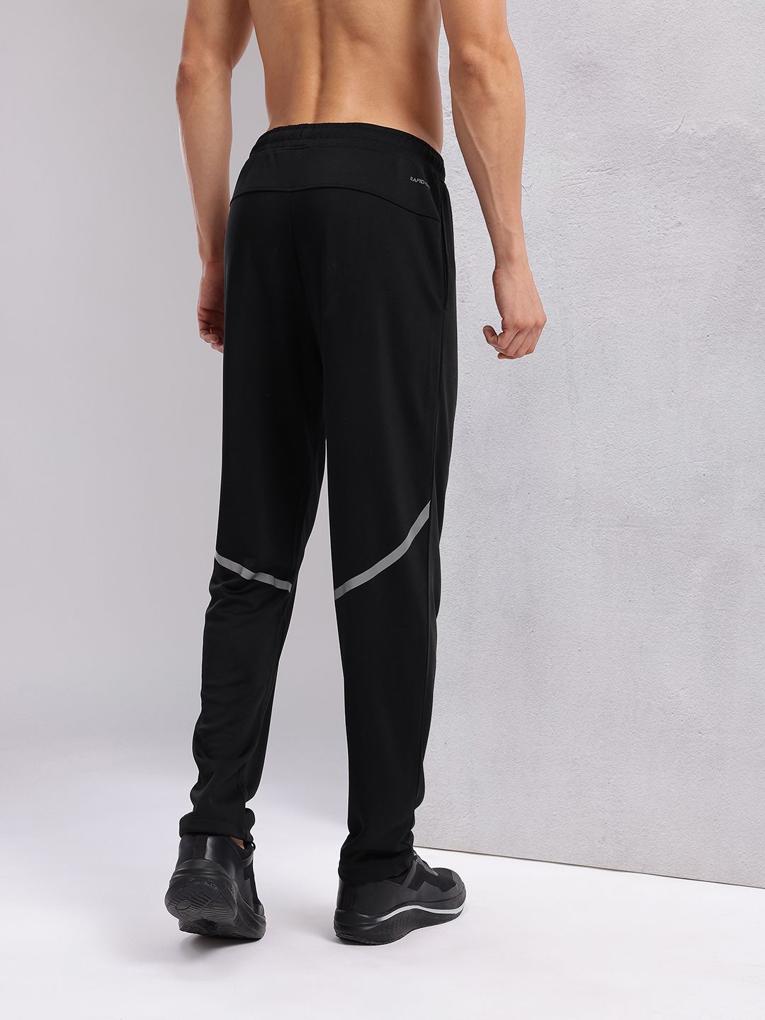HRX by Hrithik Roshan Men Rapid-Dry Running Track Pants with Reflective Elements