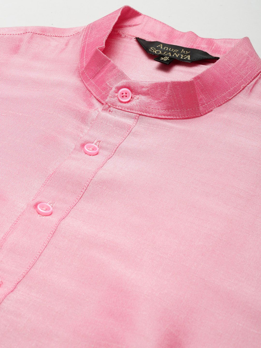 Anug by SOJANYA Men Pink Kurta