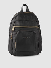 Lino Perros Women Black Solid Backpack