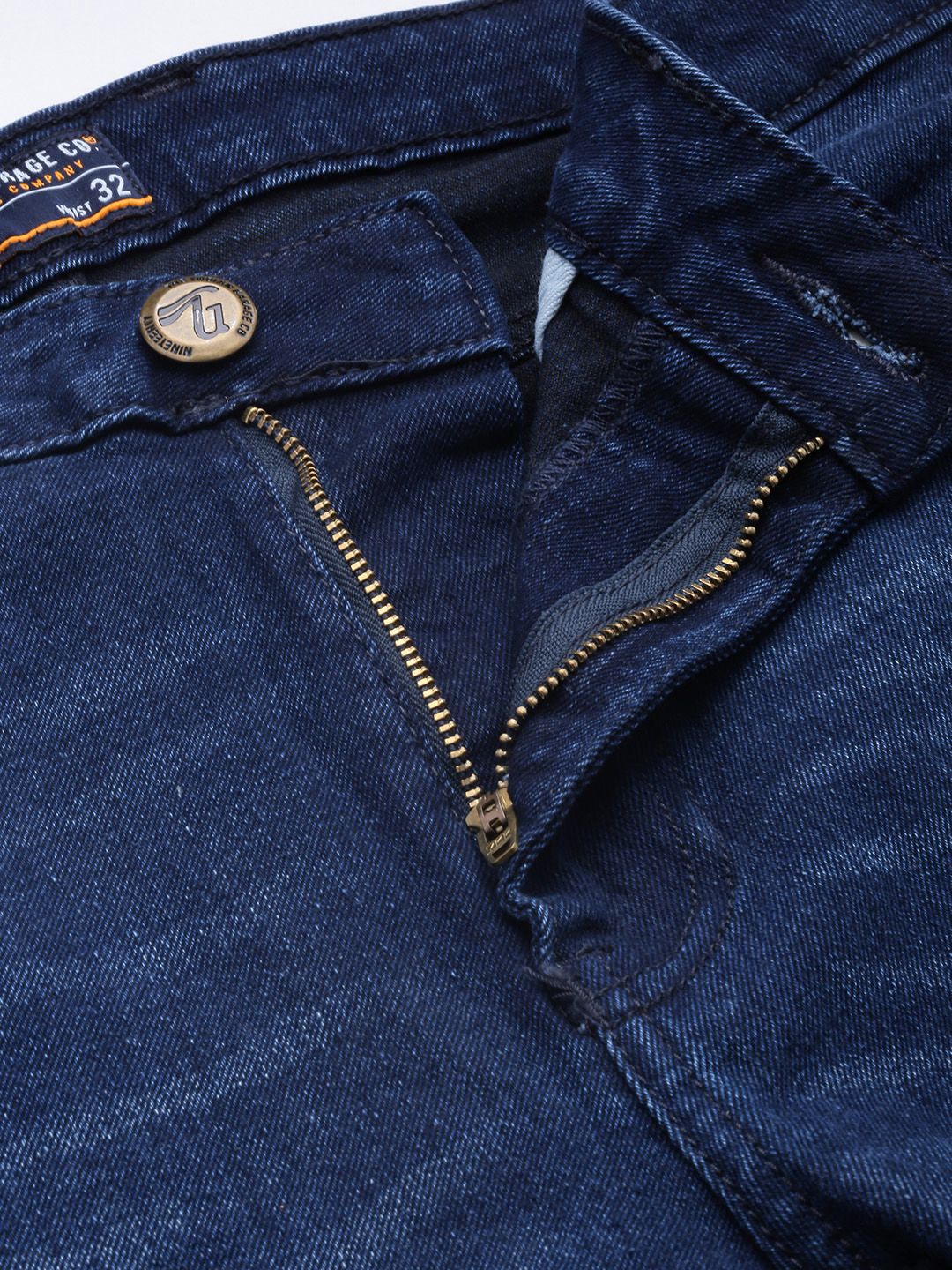 The Indian Garage Co Men Bootcut Light Fade Stretchable Jeans