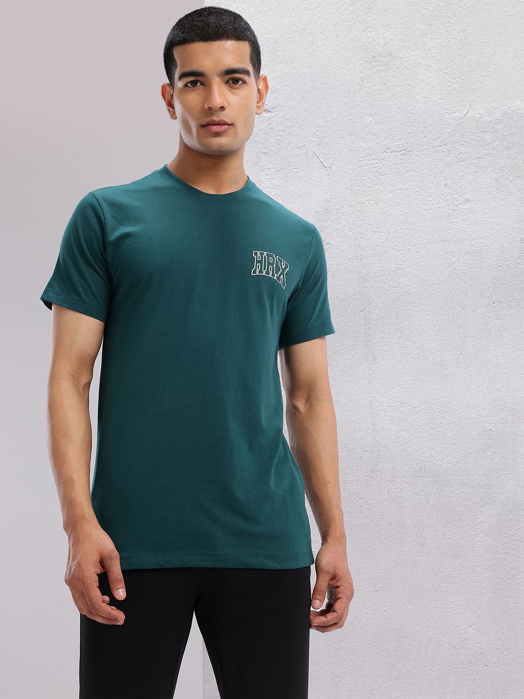 HRX by Hrithik Roshan Brand Logo Printed Lifestyle T-shirt