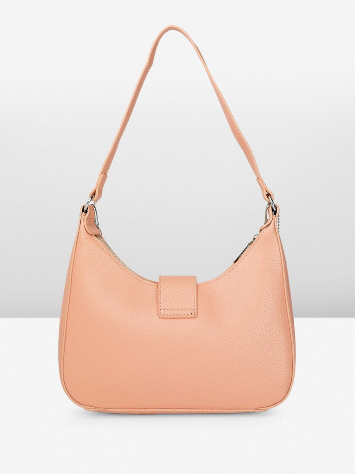 DressBerry Textured Hobo Bag with Chain Handle