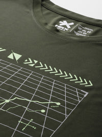 HRX by Hrithik Roshan Men Printed Rapid-Dry Running T-shirt