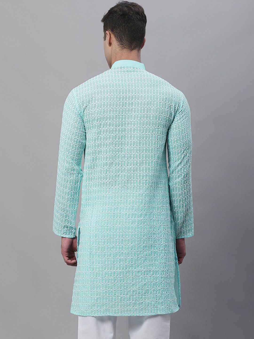 SOJANYA Ethnic Motifs Embroidered Thread Work Pure Cotton Kurta