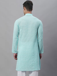SOJANYA Ethnic Motifs Embroidered Thread Work Pure Cotton Kurta