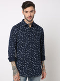 SPYKAR Floral Printed Pure Cotton Casual Shirt