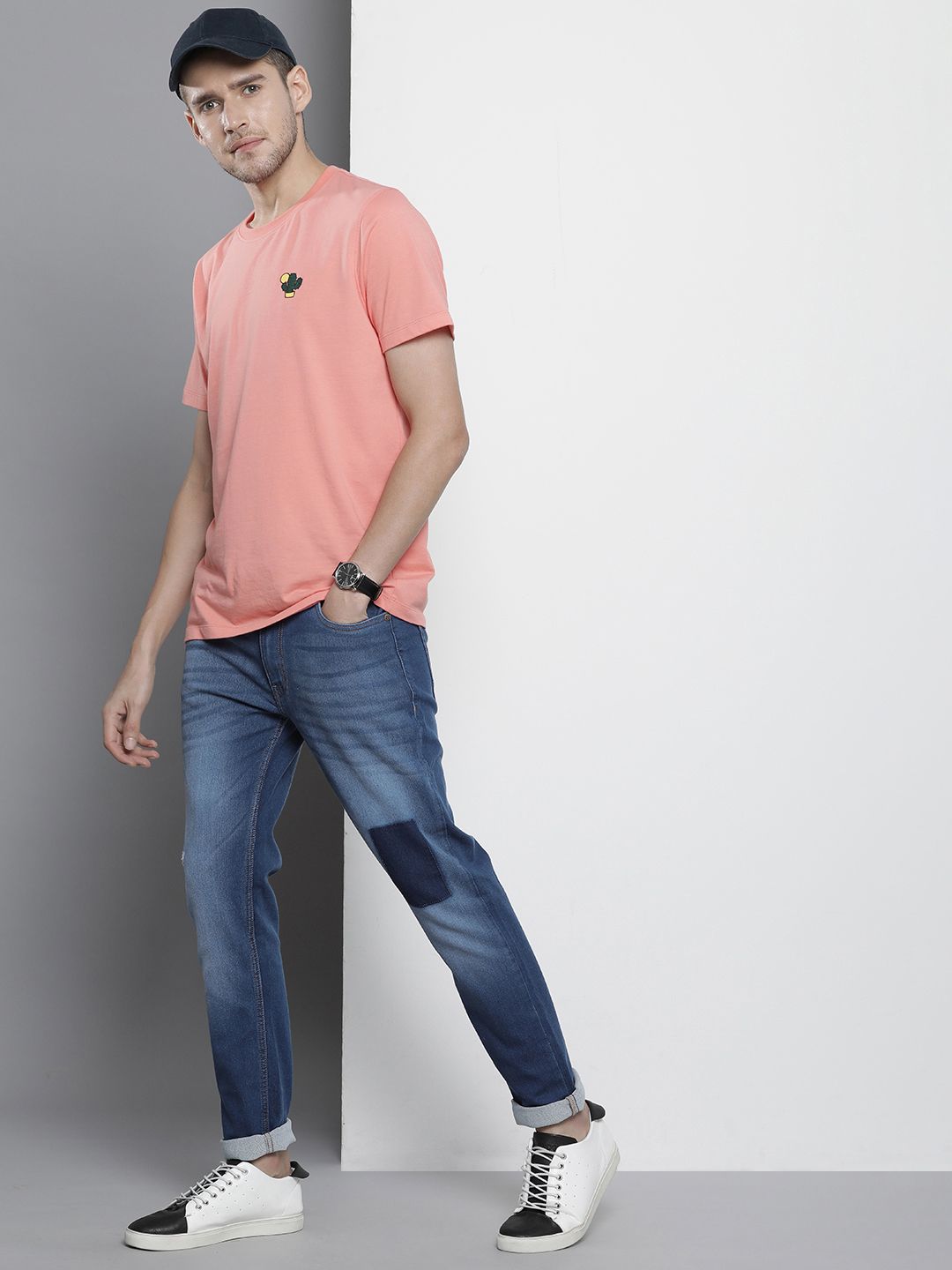 The Indian Garage Co Men Slim Fit Stretchable Jeans
