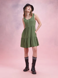 DressBerry Tiered A-Line Dress