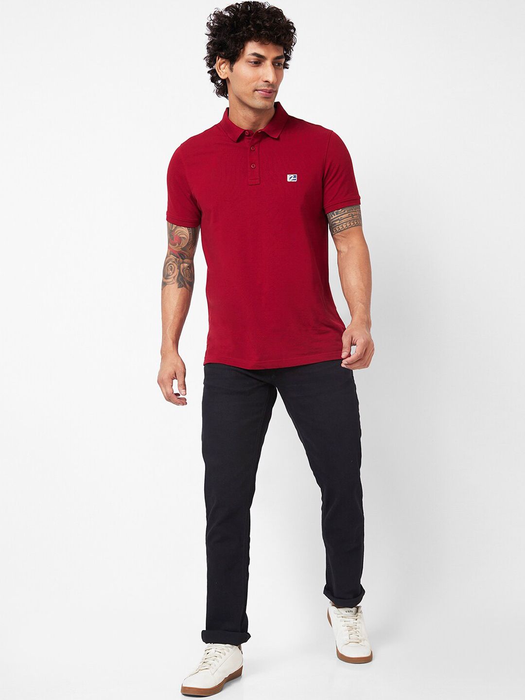 SPYKAR Men Mid Rise Clean look Cotton Jeans