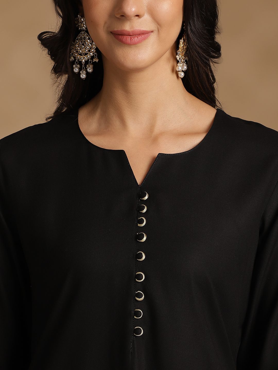Anouk Regular Kurta with Trousers & With Dupatta