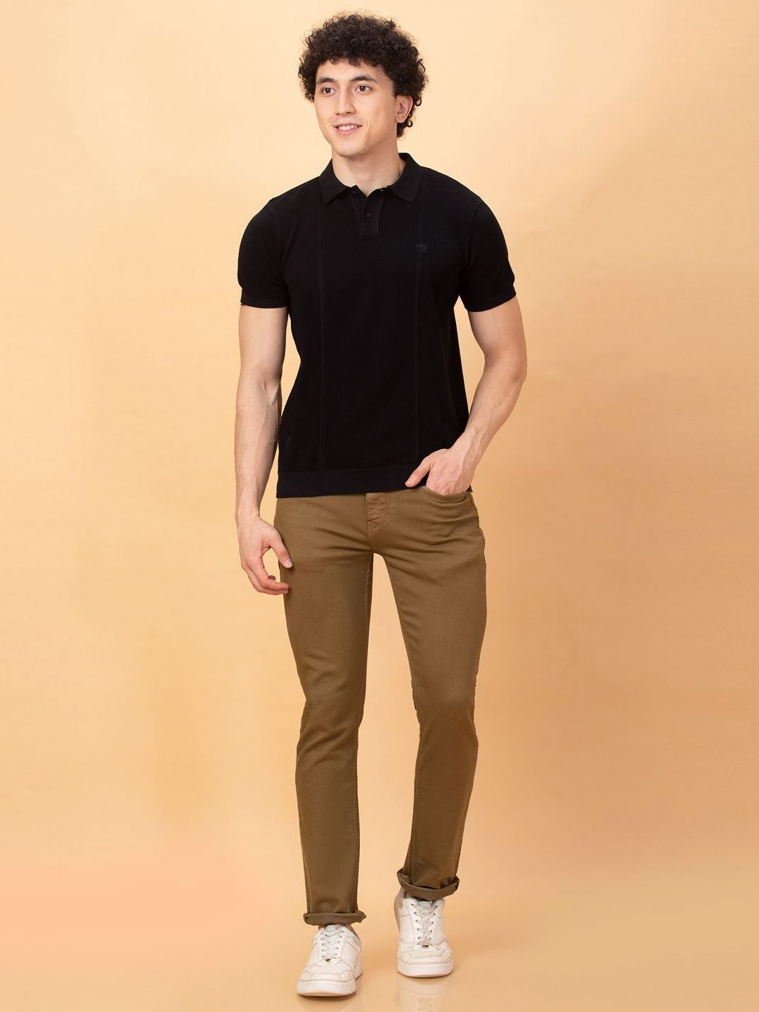 Being Human Men Polo Collar Pockets T-shirt