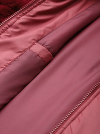 all about you Faux-Fur Detail Padded Jacket