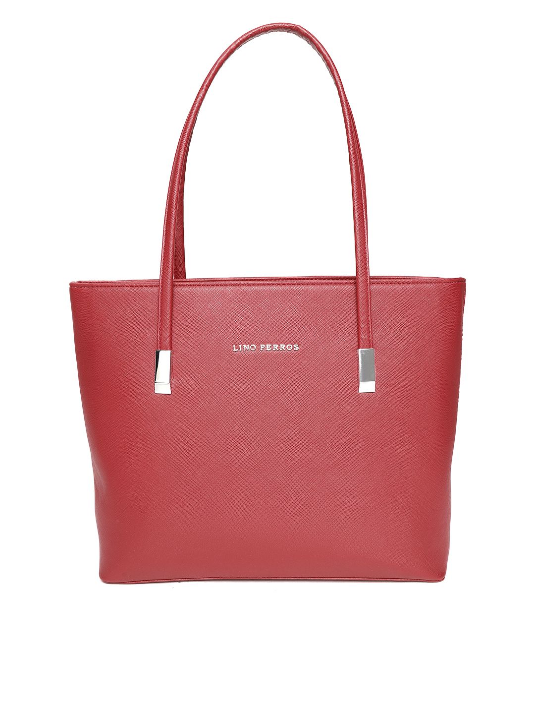 Lino Perros Red Solid Laptop Bag
