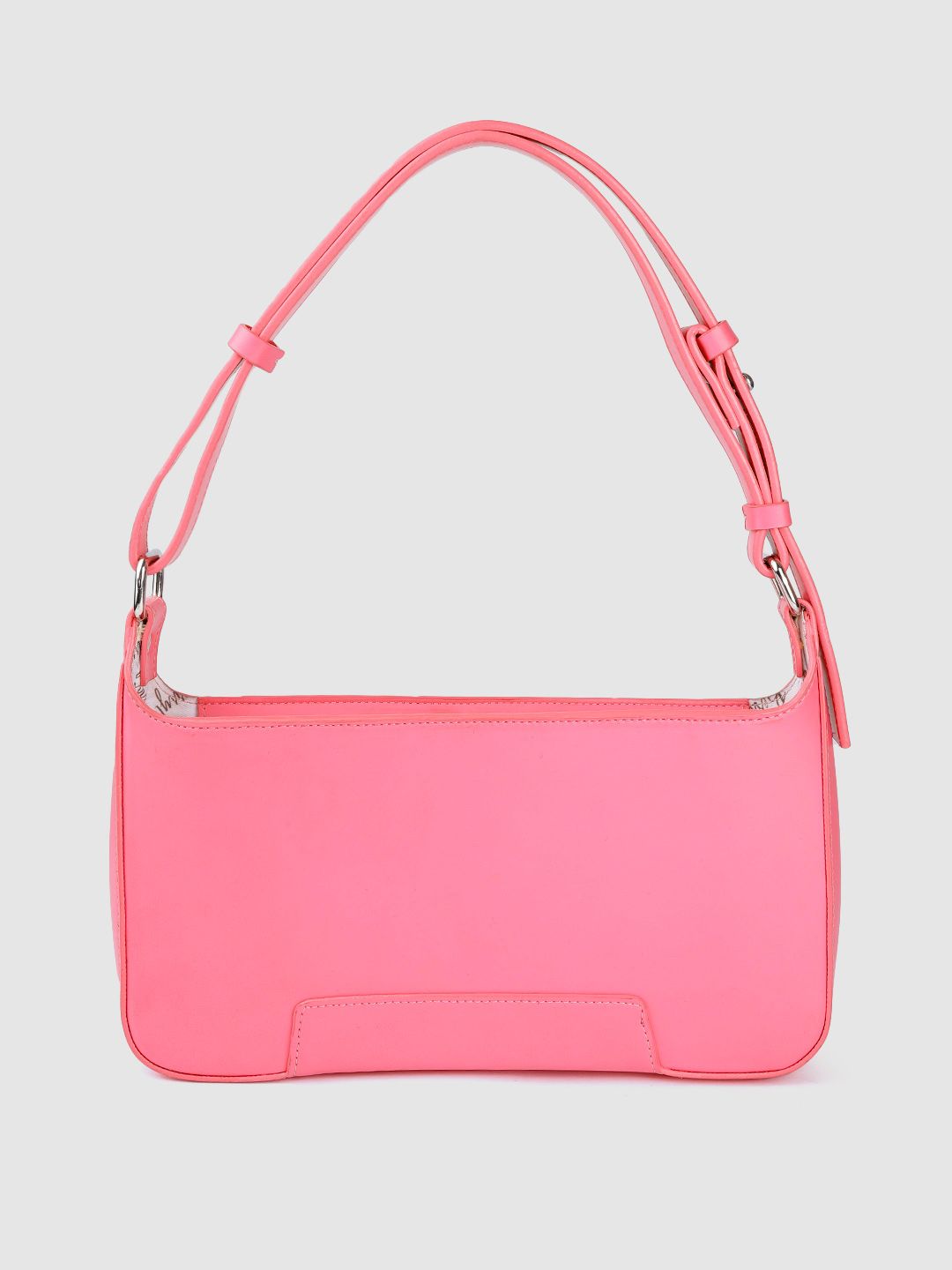 Berrylush Pink Structured Shoulder Bag