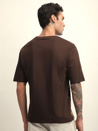 Difference of Opinion Men Short Sleeve Oversized Crew Neck Printed Tshirt