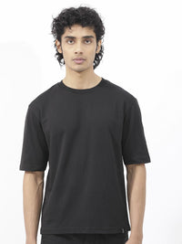 Lelaki Arnab Langka Qlo T-Shirt Kapas Leher Leher Pusingan