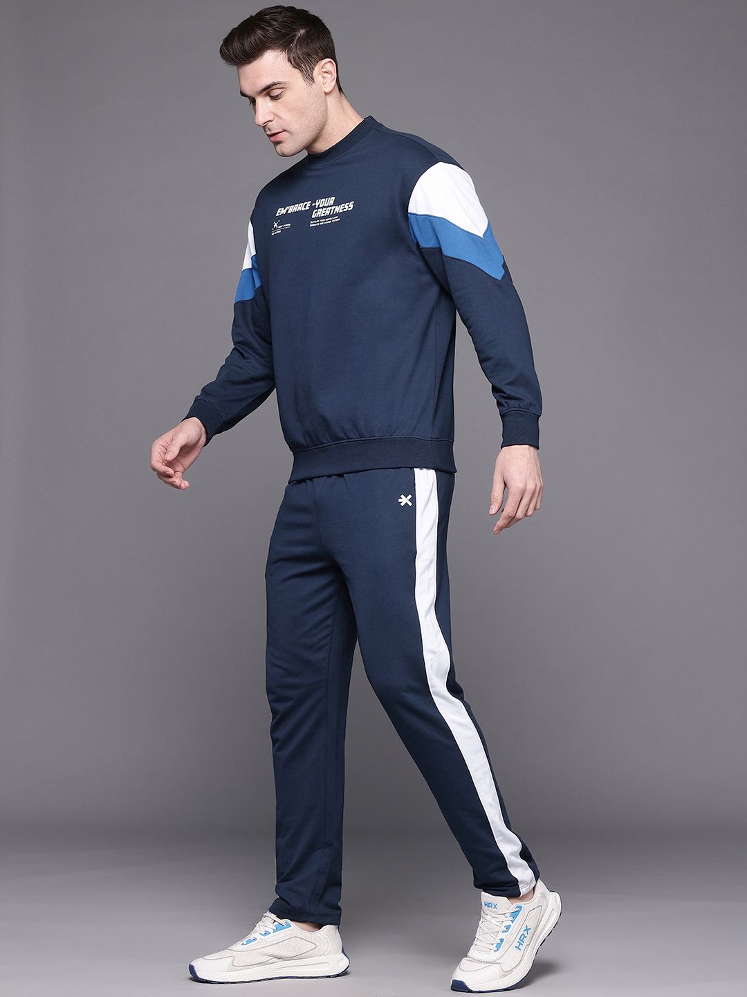 HRX by Hrithik Roshan Typography Printed Lifestyle Tracksuit