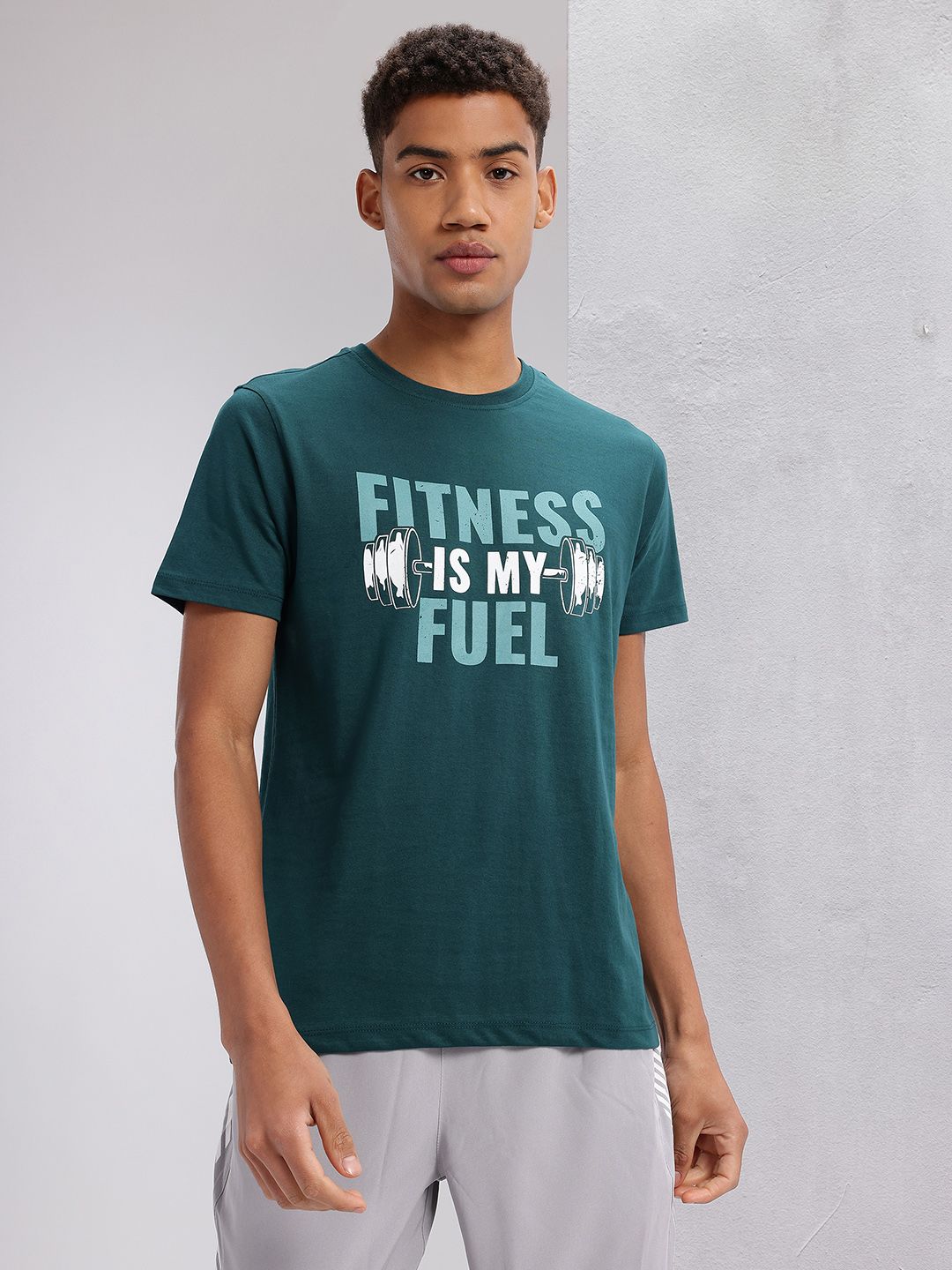 HRX by Hrithik Roshan Typography Printed Training T-shirt