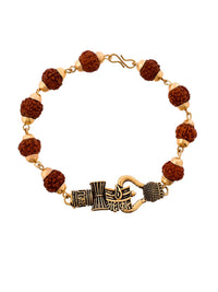 Voylla Men Lord Shiva Motifs Rudraksha Rakhi