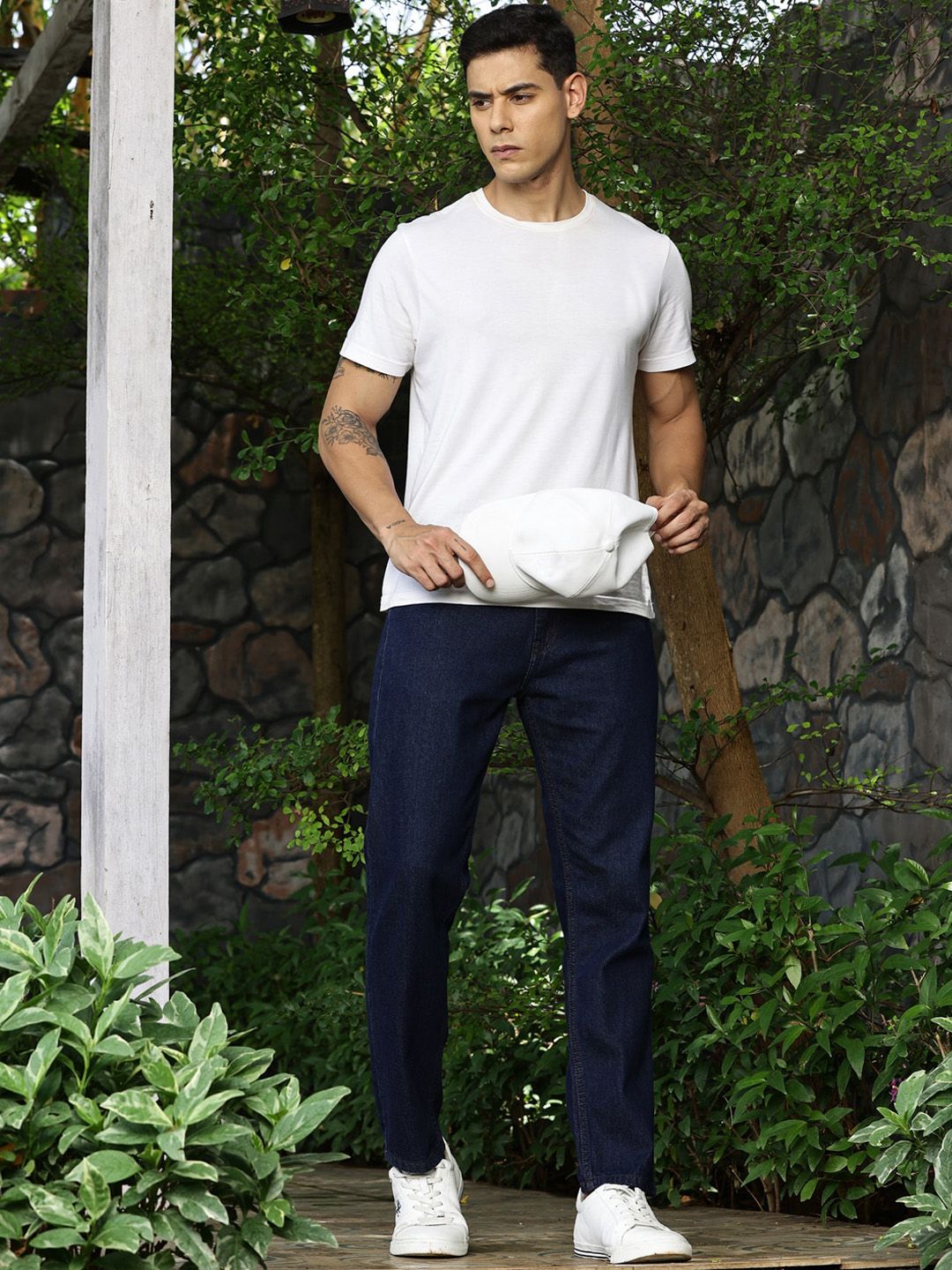 Thomas Scott Men Smart Pure Cotton Relaxed Fit Jeans