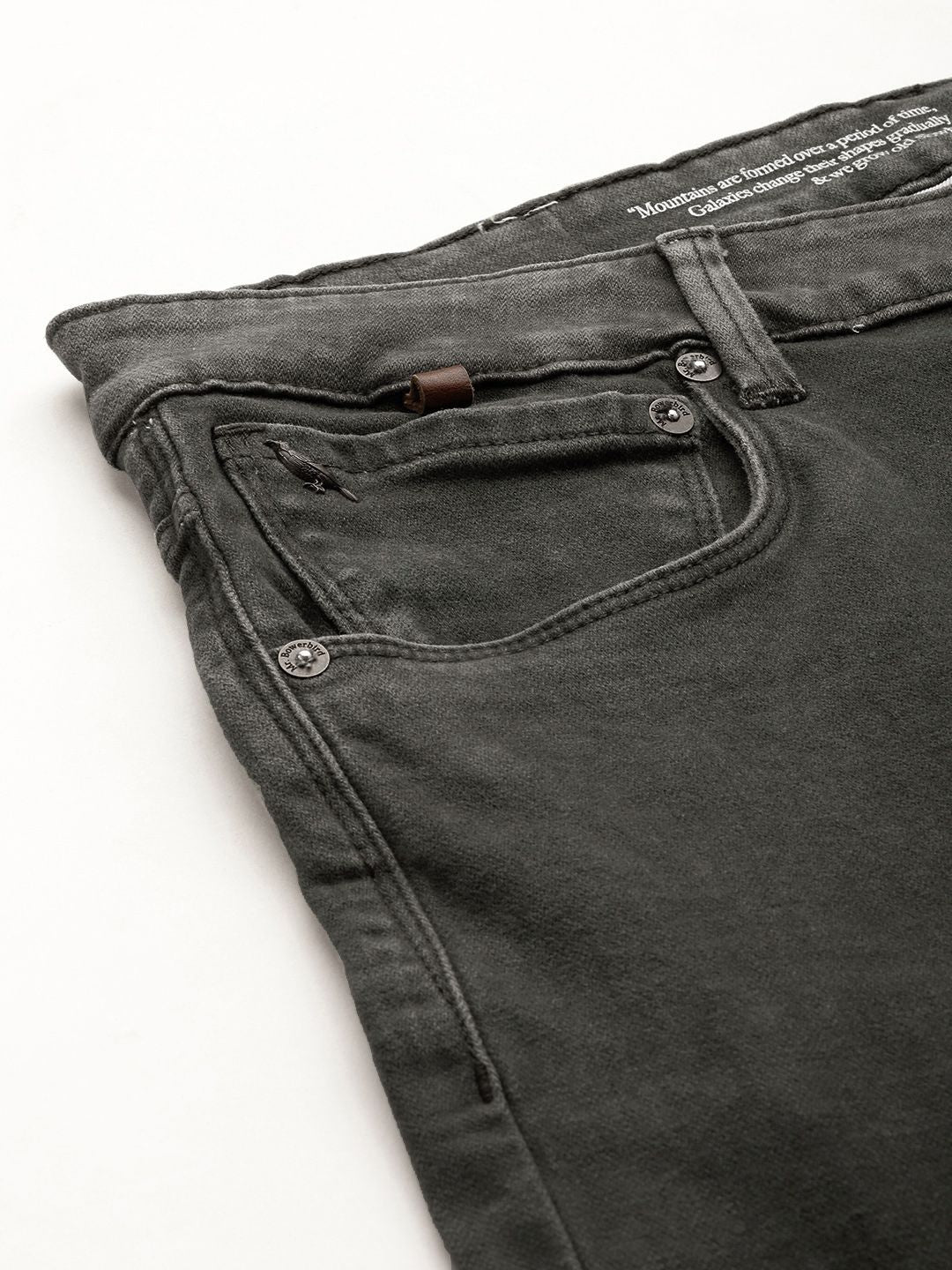 Mr Bowerbird Men Mid Rise Tapered Fit Light Fade Stretchable Jeans