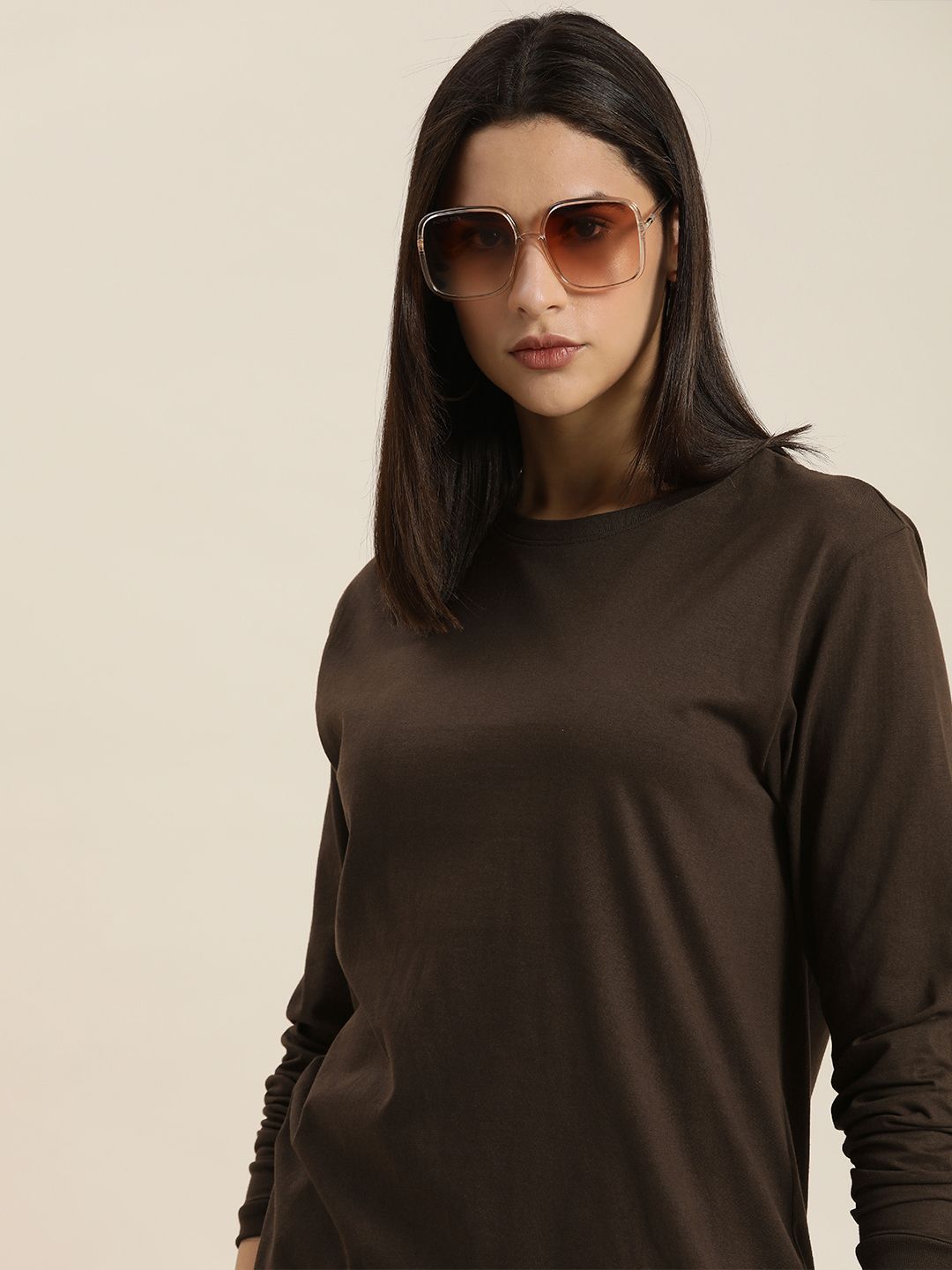 DILLINGER Women Oversized Pure Cotton T-shirt