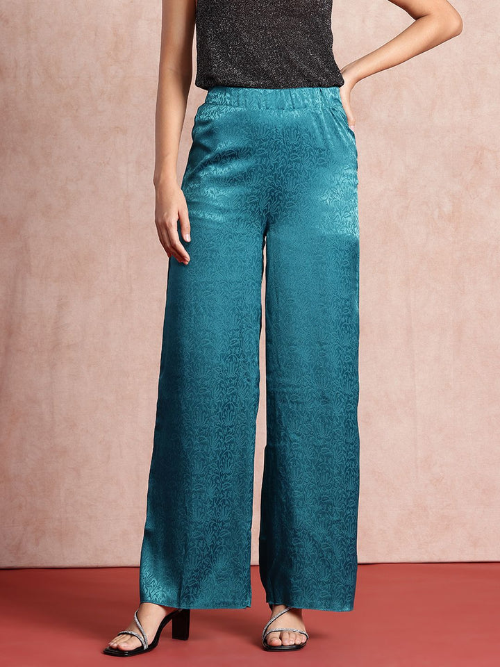 all about you Women Floral High-Rise Trousers