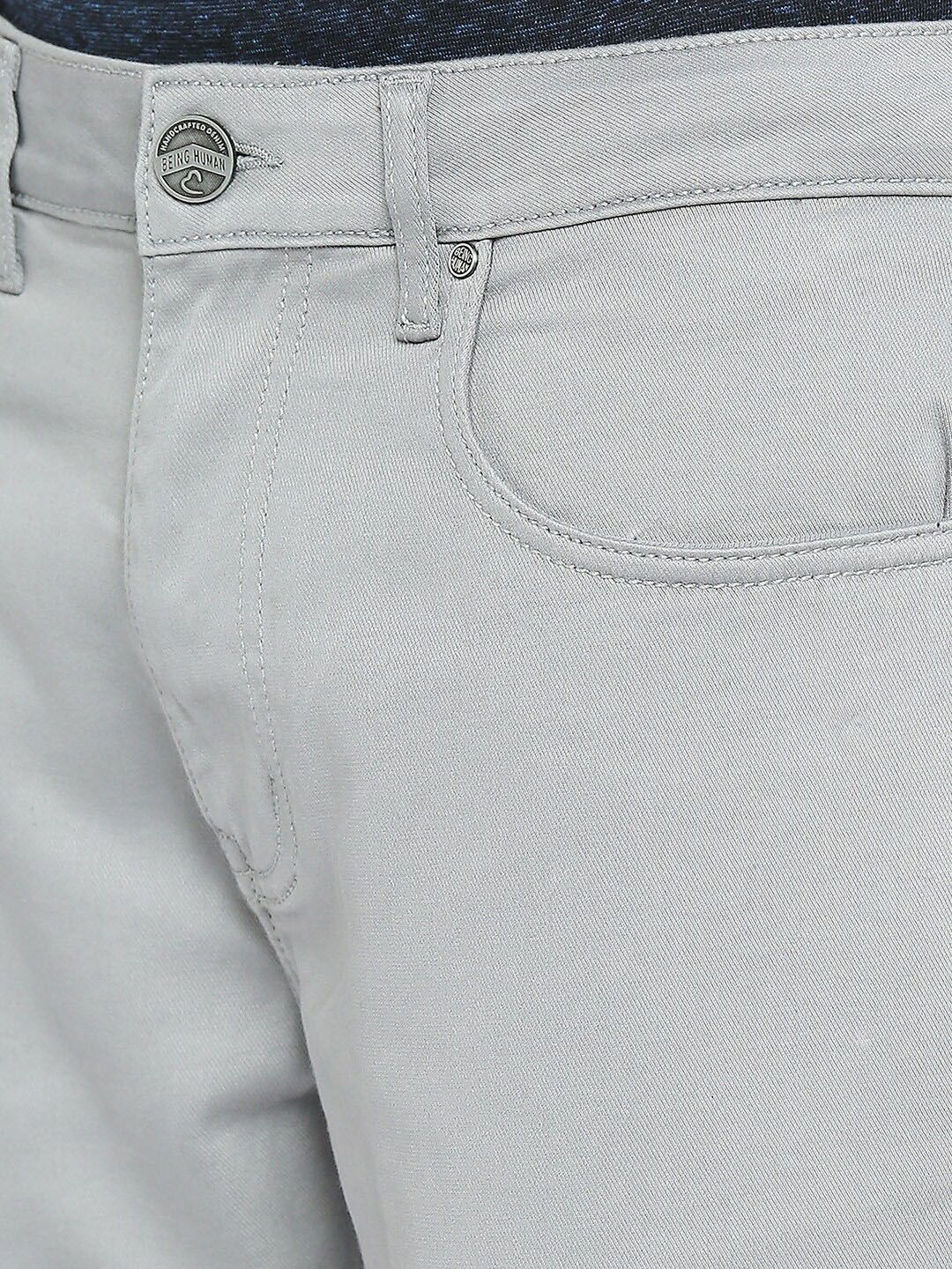 Being Human Men Mid Rise Clean Look Jeans