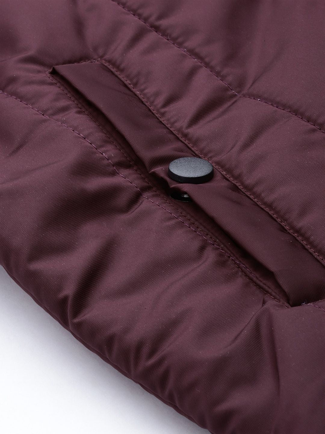 The Indian Garage Co Men Colourblock Zip-Front Slim Fit Bomber Jacket with Detachable Hood