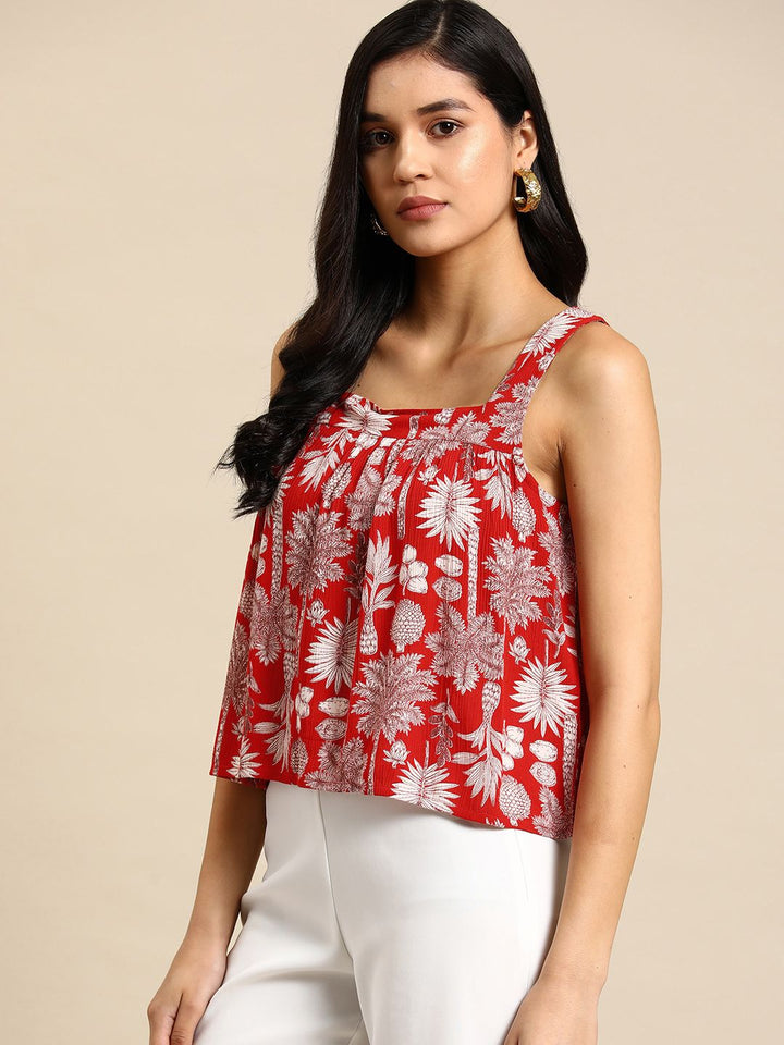all about you Floral Print Top